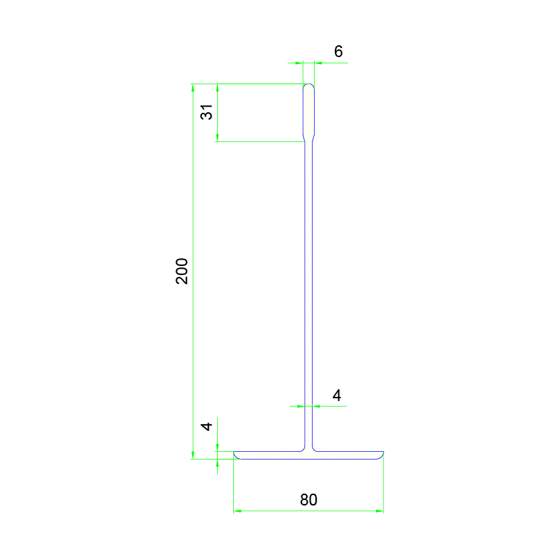 Polyester T section / GFK PUL.02 - Kingspan