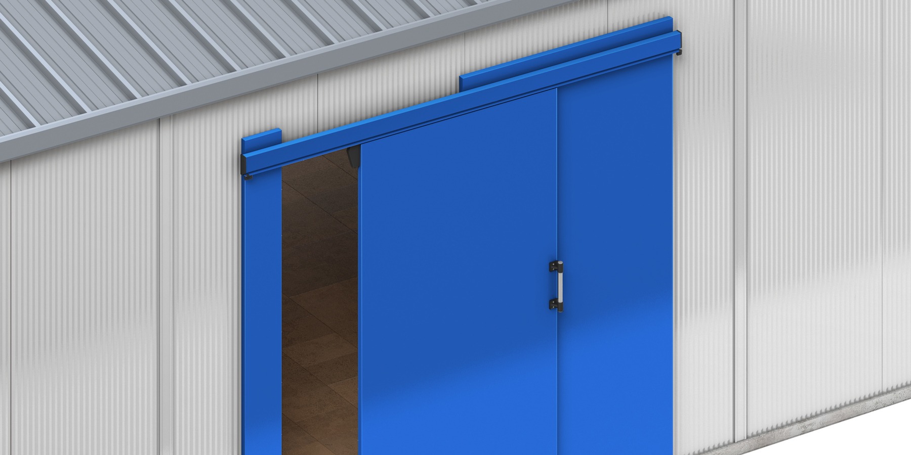 refrigeration doors and compartments with locks